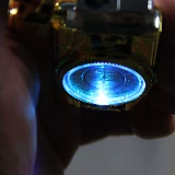 Креативные часы, мигающая ультратонкая ветрозащитная зажигалка с зарядкой, подарок на день рождения