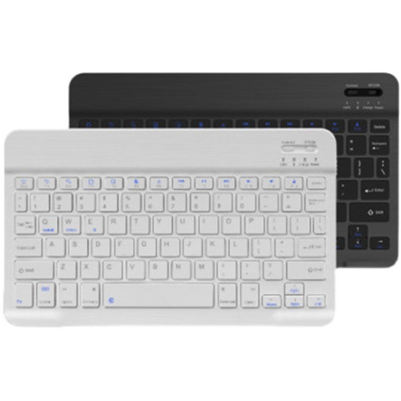 Wireless Bluetooth Keyboard Rechargeable Silent Ultra-Thin Mini Suitable Keyboard for Computers, Mobile Phones, Tablets, Notebooks Wireless