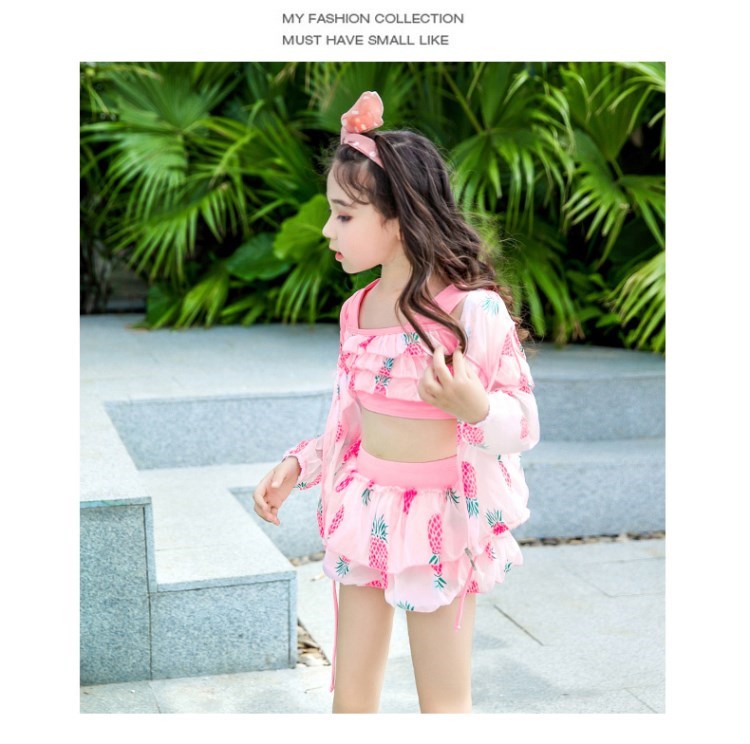 Bộ đồ tắm mùa xuân nóng bỏng cho bé gái - Bộ đồ bơi của Kid đồ bơi cho be gái 10 tuổi