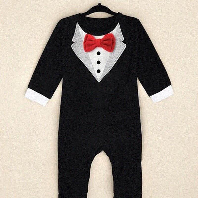 baby gentlemen prince noble newborn clothes infant romper