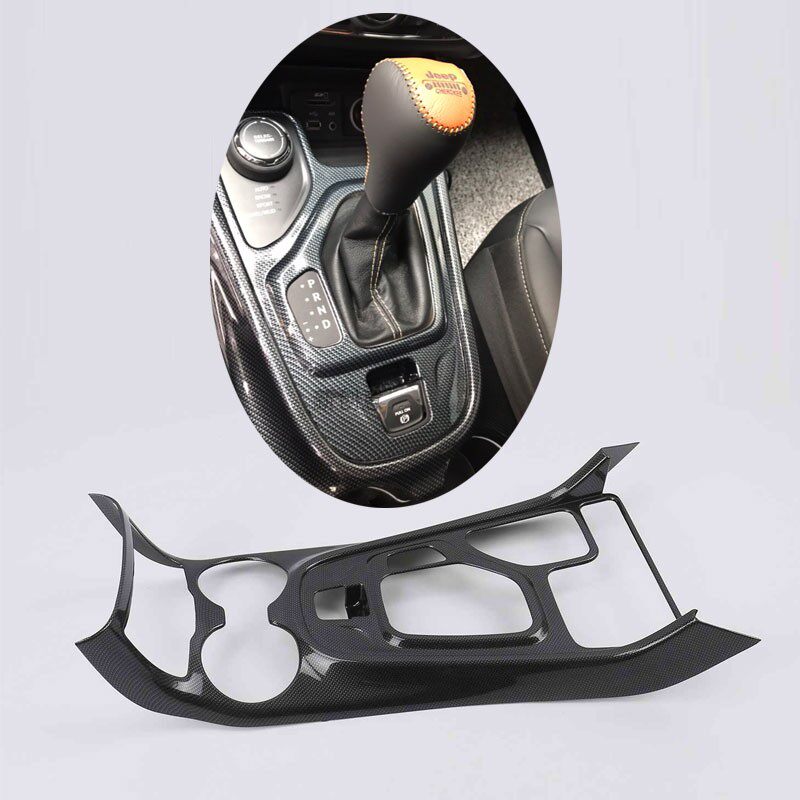 16-18 FREE LIGHT GLASS SWITCH GEAR SHIFT FRAME MIDDLE CONTROL GEAR PANEL AIR OUTLET INTERIOR CARBON FIBER RETROFIT STICKER