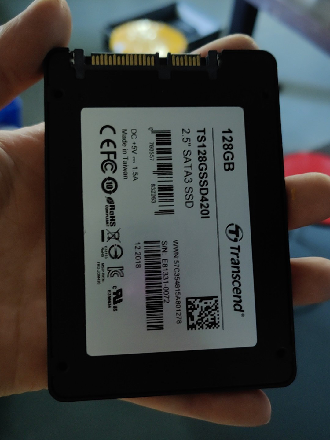Твердотельный накопитель Transcend SSD420 128G