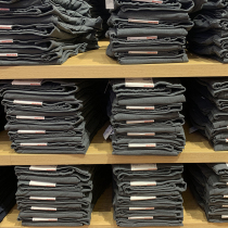 White pick up almost fitting room Kitano U Home women fleece plus velvet slim slim windproof warm cotton pants