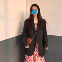 Treasure-level high-end commuting fashion twill worsted day single mens casual suit jacket