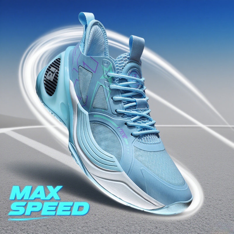 Iverson Breathable Sports Shoes Men's Practical Basketball Shoes Wear-Resistant Non-Slip Summer Trendy Cool Sneakers Trendy Shoes Lightweight