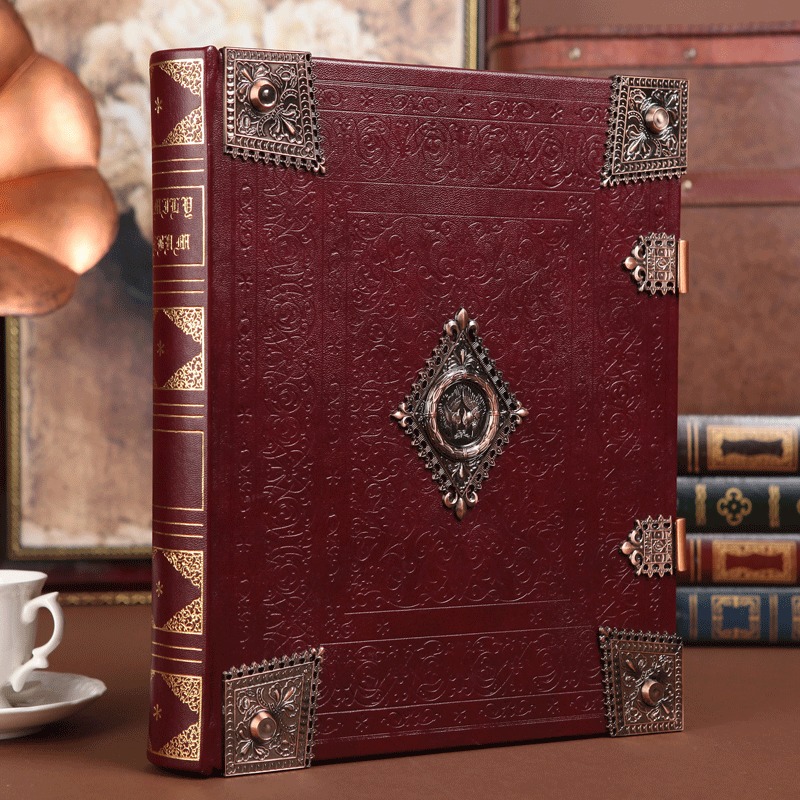 Japan imported NCL high-end leather photo album European retro family photo album business memorial book leadership gift