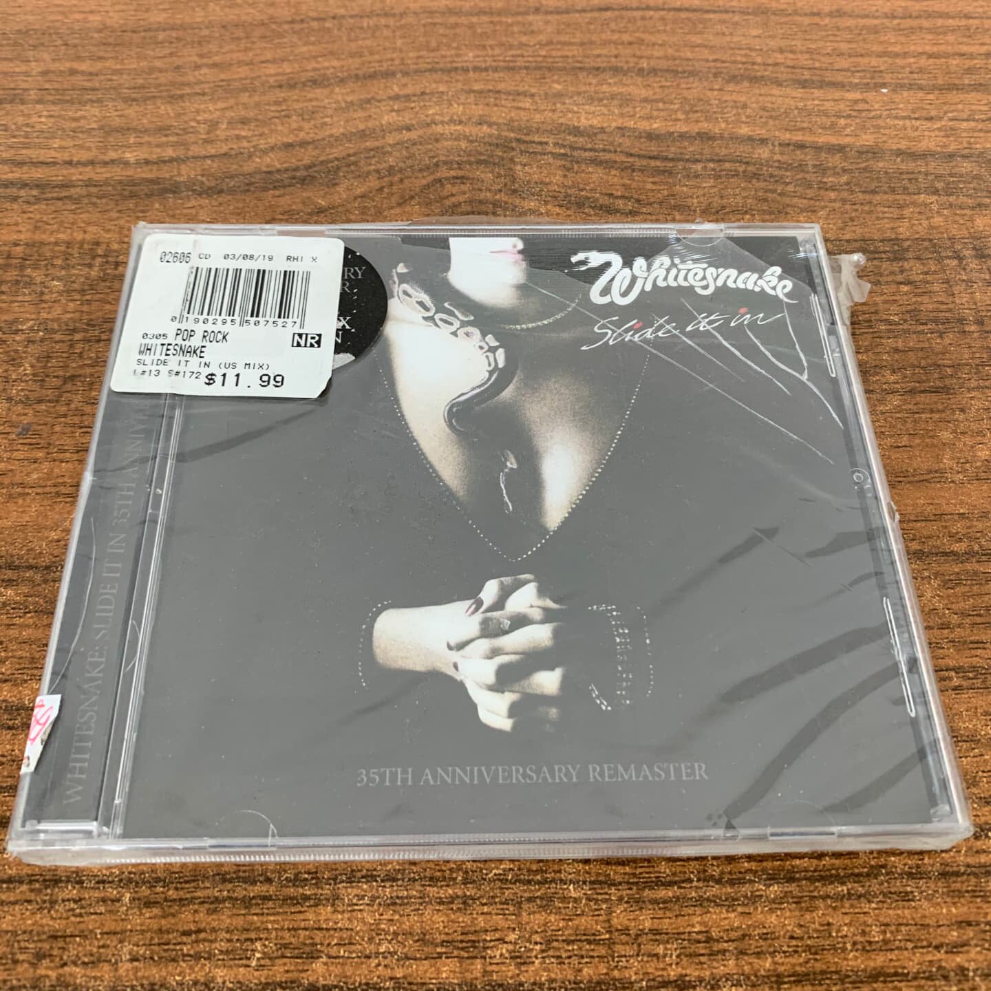 Американская версия нераспечатанной ленты White Snake band Whitesnake Вставьте ее в Изображение 1