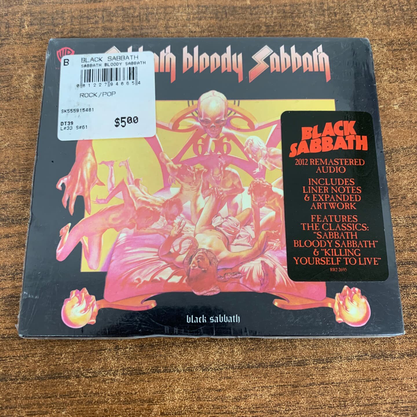 Американская версия нераспечатанного альбома Black Sabbath Black Sabbath Sabbath Bloody Sabbath Изображение 1