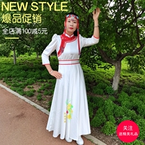 Mongolian costumes women ethnic wind Mongolian gowns The new adult Monchu dance plays out 2020 new Mongolian robes