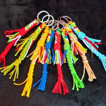 Keychain Mongolian characteristic hand-woven color horse whip keychain key chain tourist souvenir gift