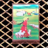 Шерстяная краска живопись Монгольская специальная мастерство Монгольская сумка ресторан ресторан ресторан ресторан