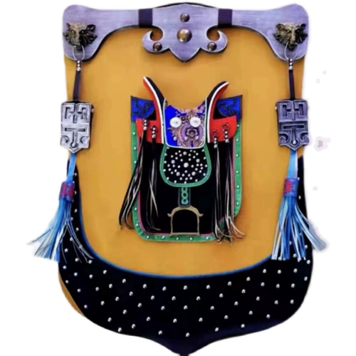 Монгольский элемент Новая кожаная живопись национальная характерная мастерская крытая настенная картина Монгольская сумка отель отель
