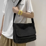 Вместительный и большой японский шоппер, ретро сумка на одно плечо для отдыха