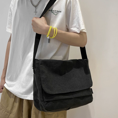 Вместительный и большой японский шоппер, ретро сумка на одно плечо для отдыха