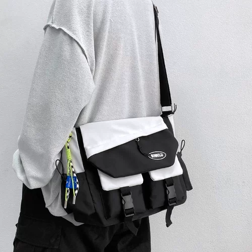 Классическая универсальная японская сумка через плечо для отдыха для школьников, сумка на одно плечо, подходит для студента