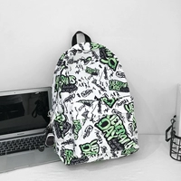 Граффити зеленый+холст