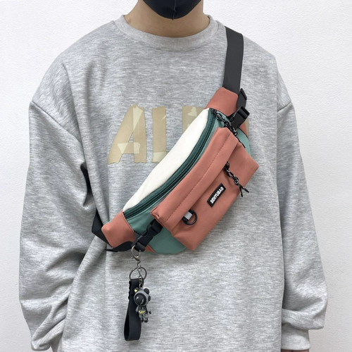 Классическая нагрудная сумка для школьников для отдыха, спортивная японская поясная сумка, брендовая сумка через плечо, подходит для студента