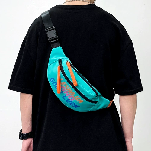 Нагрудная сумка для школьников, классическая универсальная сумка через плечо для отдыха, поясная сумка, подходит для студента