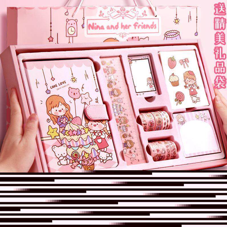 Hand ledger sticker one whole book of hand ledger gift box set of hands account Benteen girl's family high face value gift bag cute girl