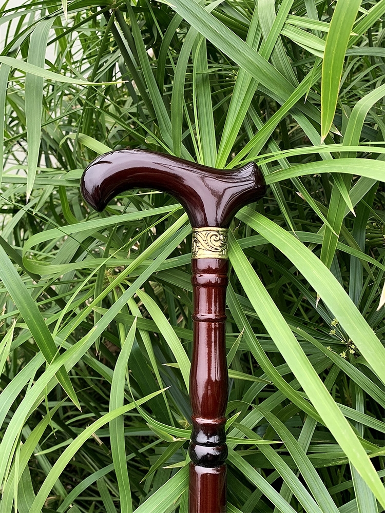 Mountaineering Stick Walking crutches Crutches Crutches Crutches Crumband of the old solid wood Walking Stick Light Crutches Crutches Crutches Crutches Crutches Recover Battle of Walking Stick