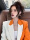 Early Spring Korean Style Unique and Beautiful Light Luxury High-End Super Stylish Niche Design Fashionable Commuter Color-Block Blazer