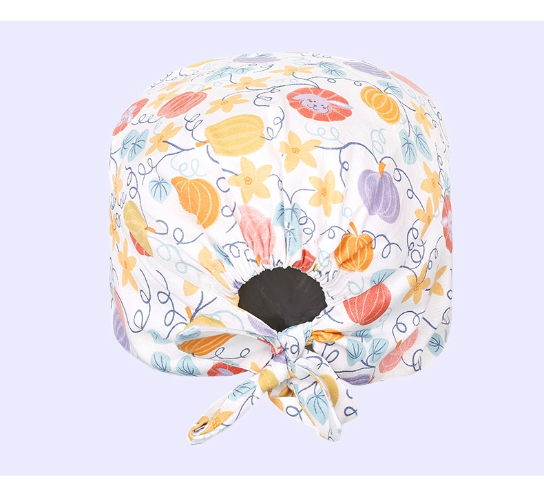 Mũ phẫu thuật Miruman nữ cotton nguyên chất y tá mũ hoa nhỏ phòng phẫu thuật mũ đặc biệt bác sĩ làm việc mũ tròn nam khăn xếp nón vải y tế