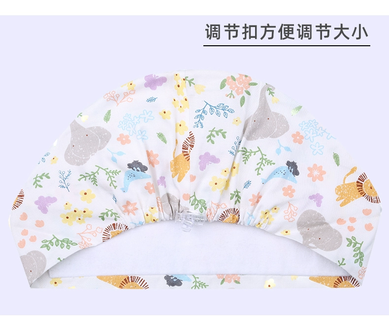 Mũ phẫu thuật Miruman nữ cotton nguyên chất y tá mũ hoa phòng phẫu thuật mũ đặc biệt bác sĩ làm việc mũ nam khăn xếp mũ y tế màu xanh