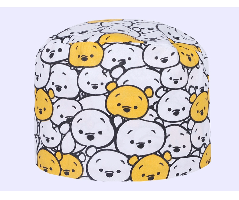 Mũ phẫu thuật Miruman nữ cotton nguyên chất bác sĩ nha khoa làm việc mũ phòng phẫu thuật mũ đặc biệt y tá mũ hoa thoáng khí mũ đội đầu y tế