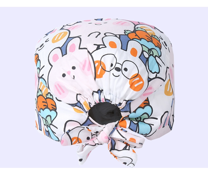 Mũ phẫu thuật Miruman cotton nguyên chất dành cho nữ phòng phẫu thuật thoáng khí mũ đặc biệt y tá mũ hoa nhỏ mũ làm việc của bác sĩ nha khoa dành cho nam giới nón trùm y tế