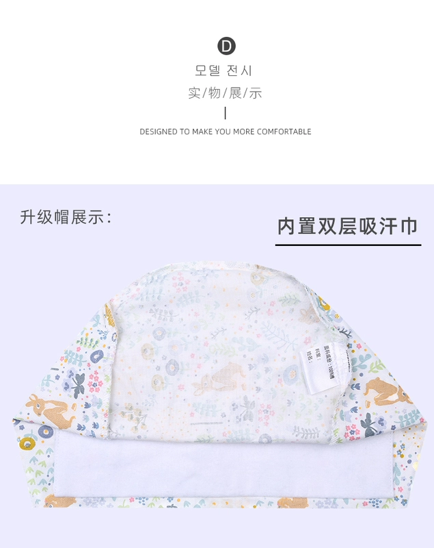 Mũ phẫu thuật Miruman nữ cotton nguyên chất y tá phòng phẫu thuật mũ đặc biệt bác sĩ làm việc mũ tròn nam khăn xếp hoa nhỏ mũ mũ phòng sạch chống tĩnh điện