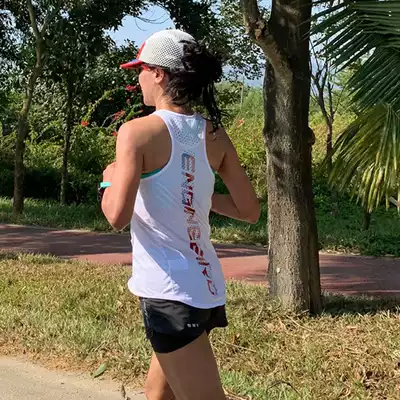 Engine bird summer women's windbreaker vest ultra-thin quick-drying sports T-shirt running marathon vest quick-drying and breathable