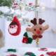 Foreign Trade Christmas Decorations, Christmas Tree, Snowman, Socks, Wool Felt Cartoon Ornaments, Christmas Accessories, Hanging Ornaments