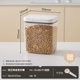 Pop-Top Sealed Jar for Storing Grains, Rice, and Noodles, Press-Type Storage Box for Kitchen, Moisture-Proof and Dust-Proof, Food-Grade Storage, Small Capacity