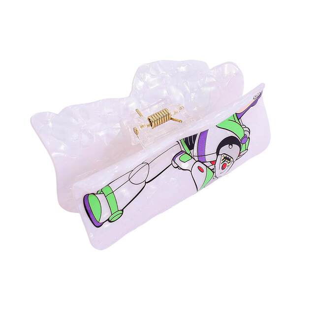 Cross-Border Popular Cartoon Character Buzz Lightyear Acrylic Hair Accessories Hair Claws Hair Clips