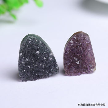 Natural Uruguayan Colored Crystal Town Amethyst Cave Raw Stone Ornaments Crystal Degaussing Home Entrance Decoration Ornaments