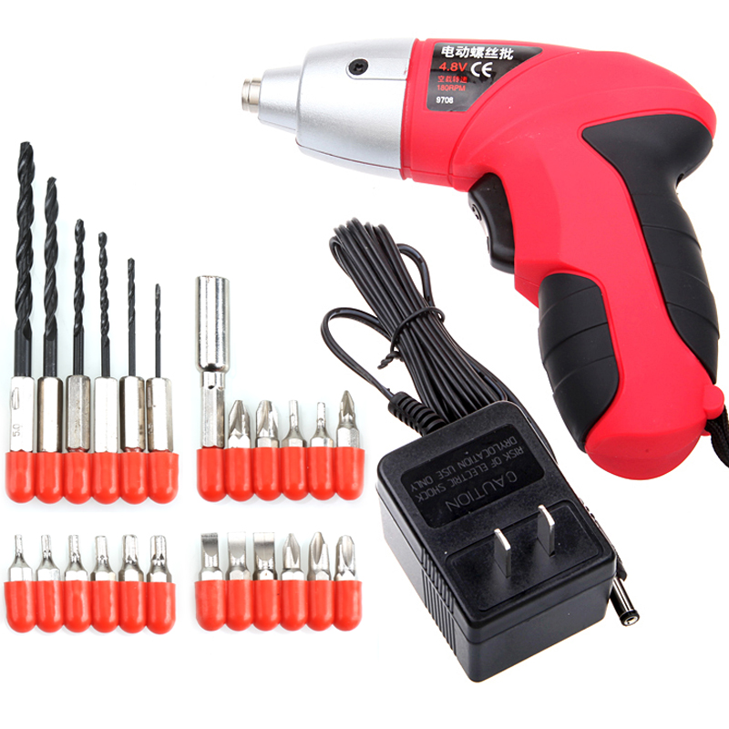 SANTO household electric screwdriver set 4 8V electric screwdriver kit 9708
