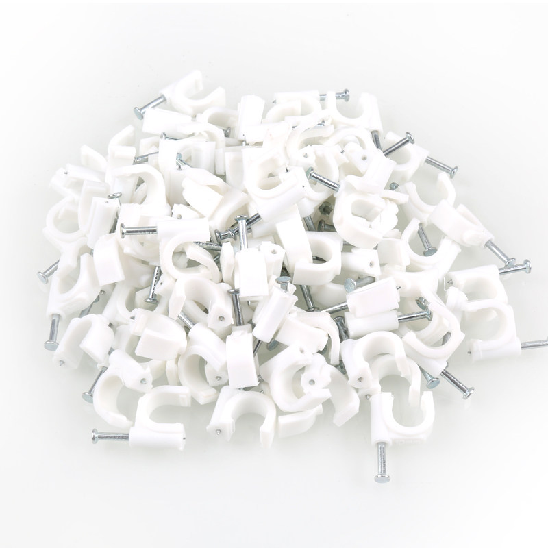 Sairio Round Steel Nail Clip Wire Nails Wire Mesh Route Nails Solid Wire Nail Press Line Card Wall Nail Fixing Clip Wire Nail Fixing Clip