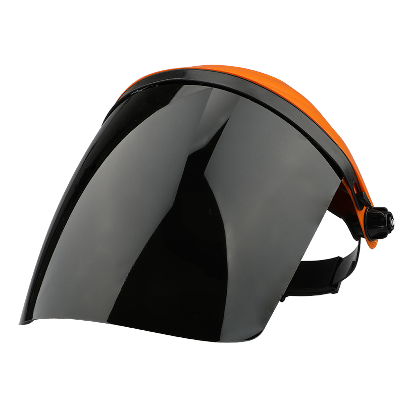 Seturou wearing electric welding mask welding protective face screen welds mask argon-fluorine welding light tool black screen yellow top
