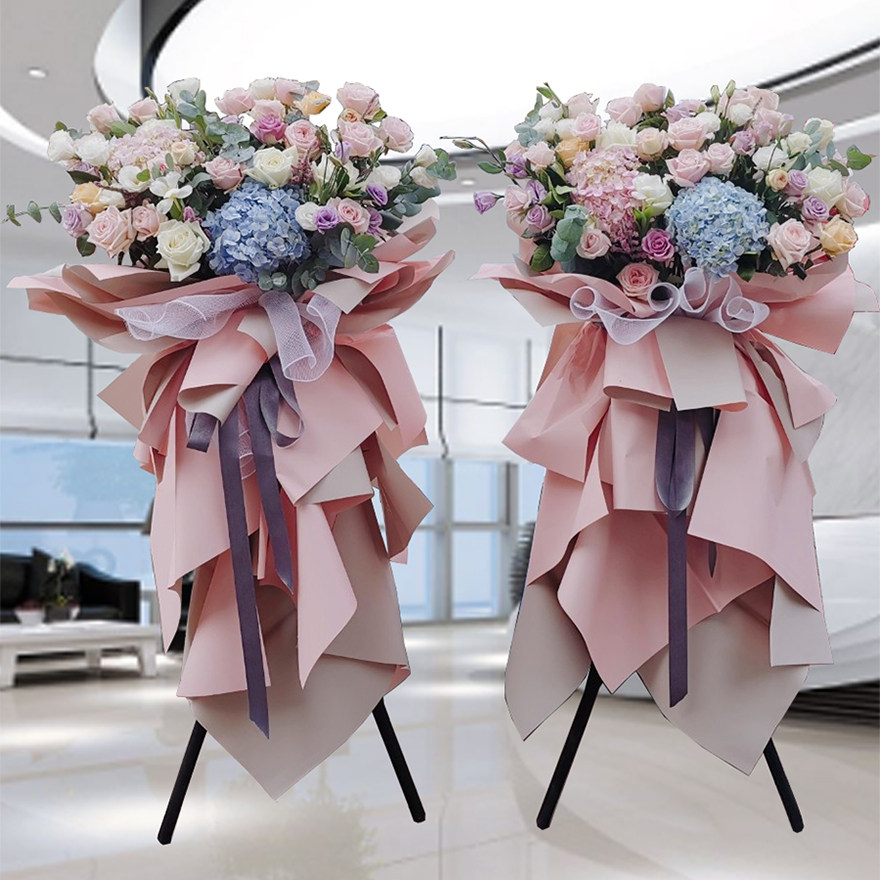 Opening flower basket national same city flower express high-end send flower Chengdu Chongqing Dongguan Beijing Xiamen housewarming opening