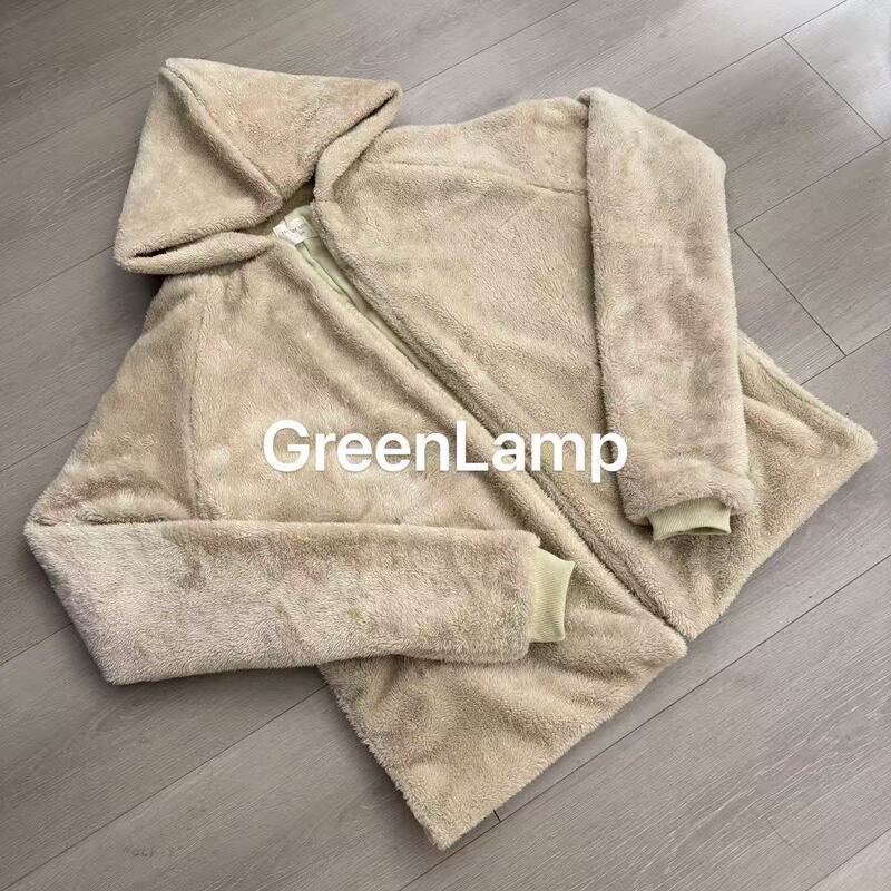 【Restock】Green Light Independent High Street Style Season 4 4Th Khaki Lamb Wool Cardigan