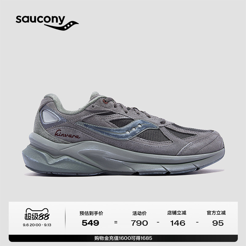 [Same Style as Celebrity Peng Yu Yan] Saucony Kinvara Pwr Retro Trendy Shock-Absorbing Casual Shoes