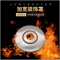 Widened fire sprinkler head downward spray pendant type adjustable stainless steel decorative cover decorative plate decorative cover decorative plate