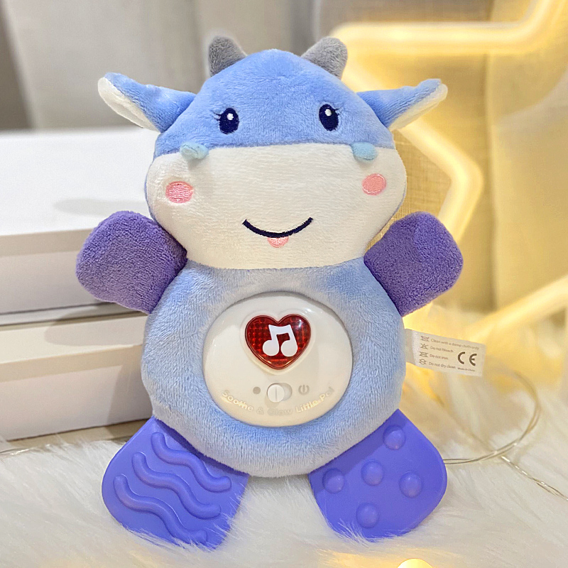 Soothing towel baby can enter doll 0-1 years old to coax baby to sleep sleep artifact hug sleep plush hand puppet toy