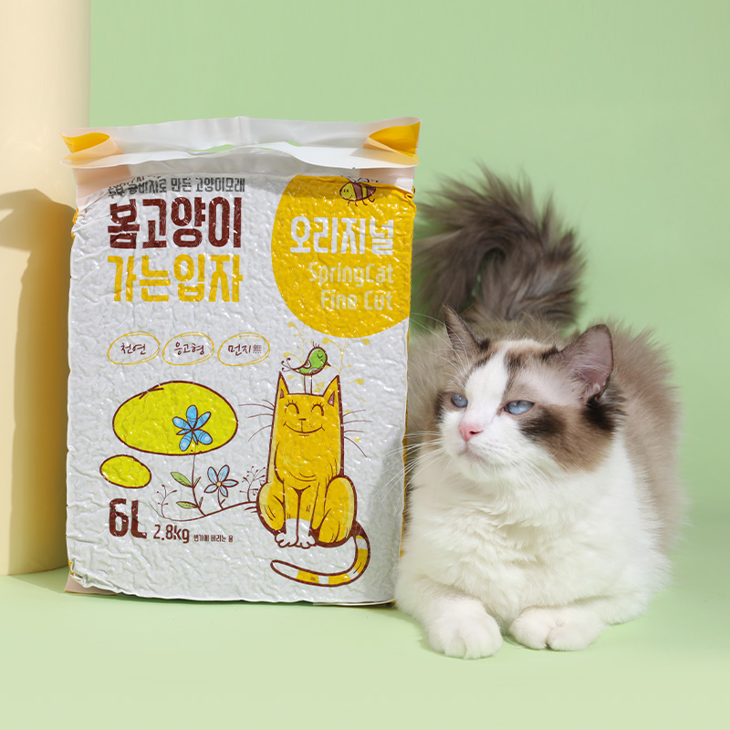 Tofu Cat Sand Breaking Small Grain Original Taste Cat Sand 6L Deodorant Dust-free group can flush toilet 10kg20 catty