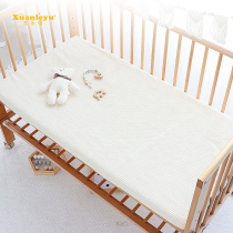 Crib bed hats waffle ins mattress cover baby children splicing bed hats sheet cotton can be customized