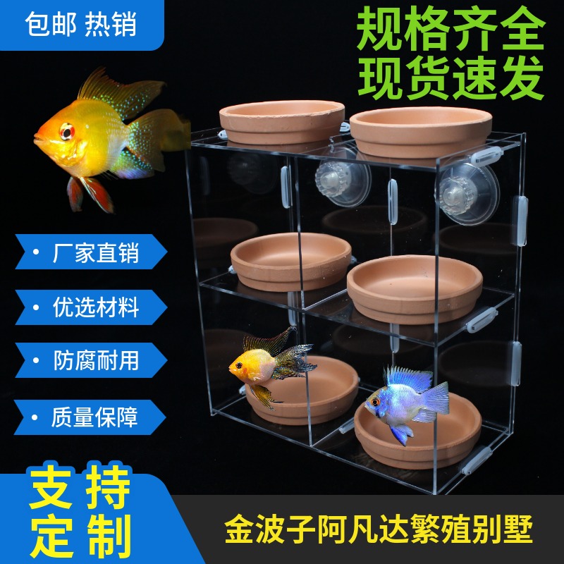Jinbozi breeding box Avatar isolation box Dutch phoenix acrylic breeding villa Jinbozi clay incubation plate