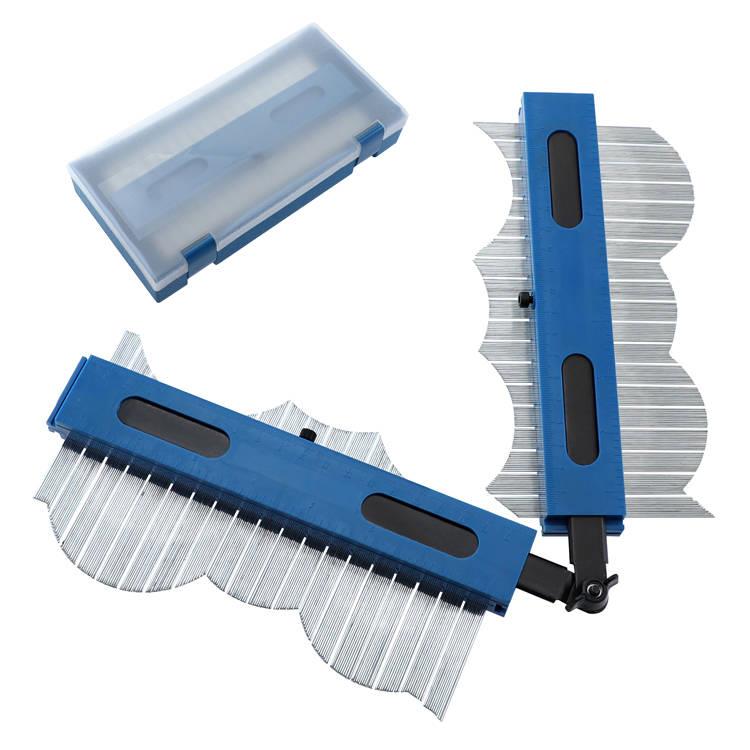 Woodworking multifunctional profiling gauge contour gauge arc ruler take shape ruler lengthened arc shape taker measuring tool