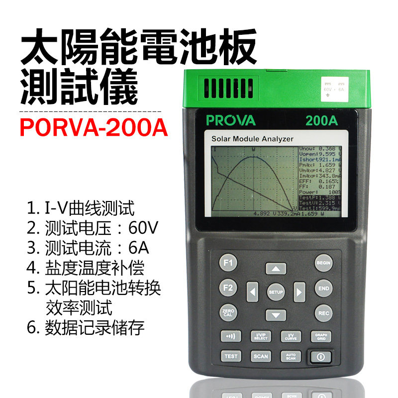 Taiwan Taissee PROVA200A 210A solar cell analyzer battery capacity tester power meter