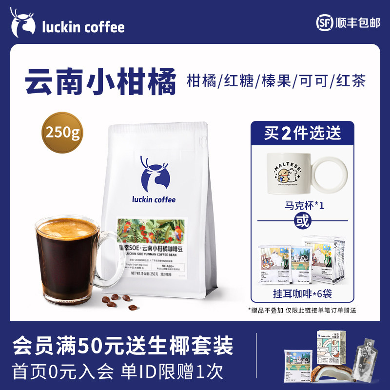 (stores homologous coffee beans) Rhappiness SOE-Yunnan small citrus boutique coffee bean in deep baking 250 gr-Taobao