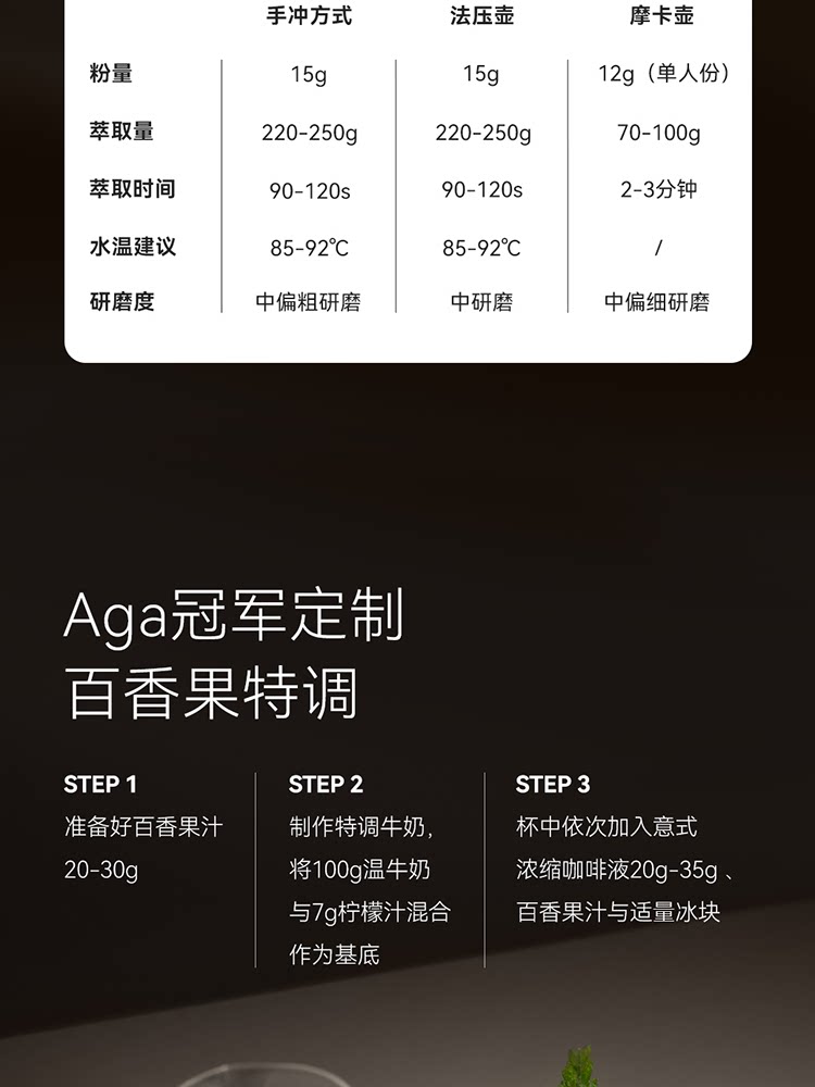 【中国直邮】 瑞幸咖啡 【Aga冠军臻选-中深烘焙】传奇奶咖拼配咖啡豆 *1袋